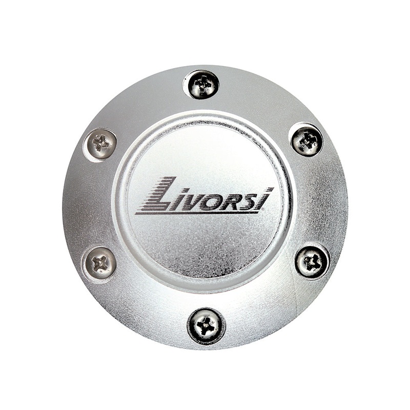 SWLOGOPLTAN-ANGLED-LMI - upgraded clear anodized billet center cap
