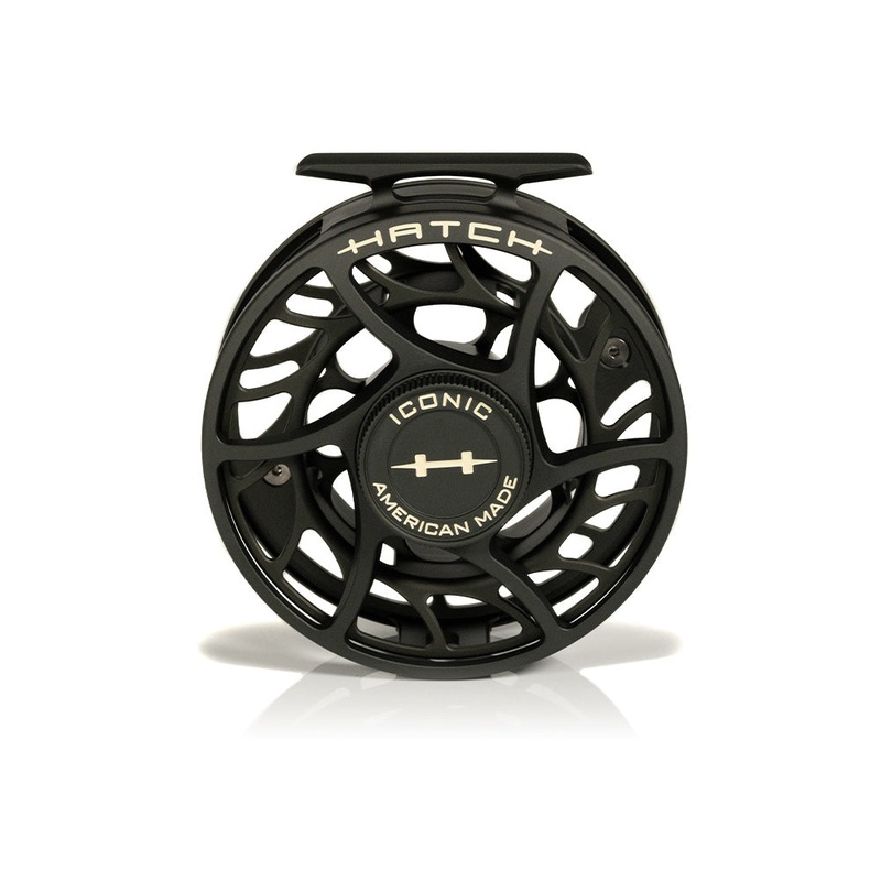 Hatch Gargoyle Green Iconic Limited Edition 7 Plus Large Arbor Fly Reel