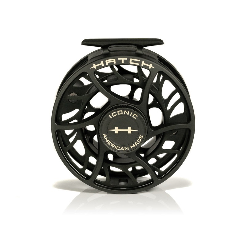Hatch Gargoyle Green Iconic Limited Edition 9 Plus Large Arbor Fly Reel
