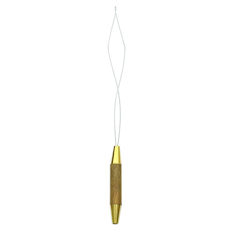 Dr. Slick Bamboo Bobbin Threader, w/Half Hitch Tool
