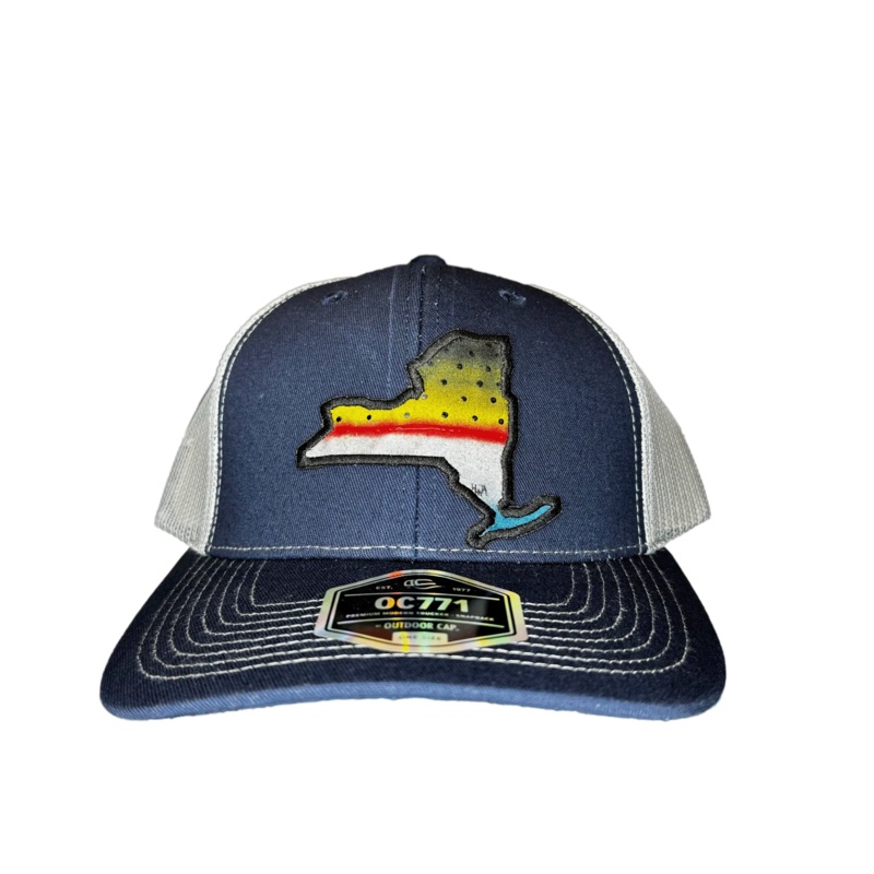 New York Custom Painted Steelhead Hat