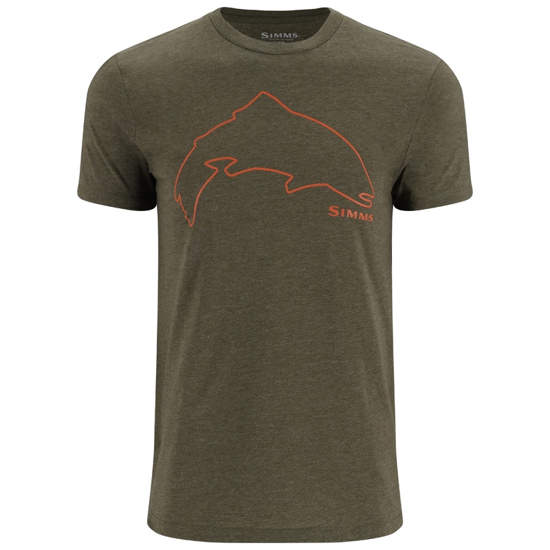 Simms Men's Trout Outline T-Shirt