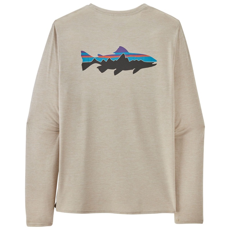 Patagonia Men's L/S Cap Cool Daily Graphic Shirt - Waters Sale