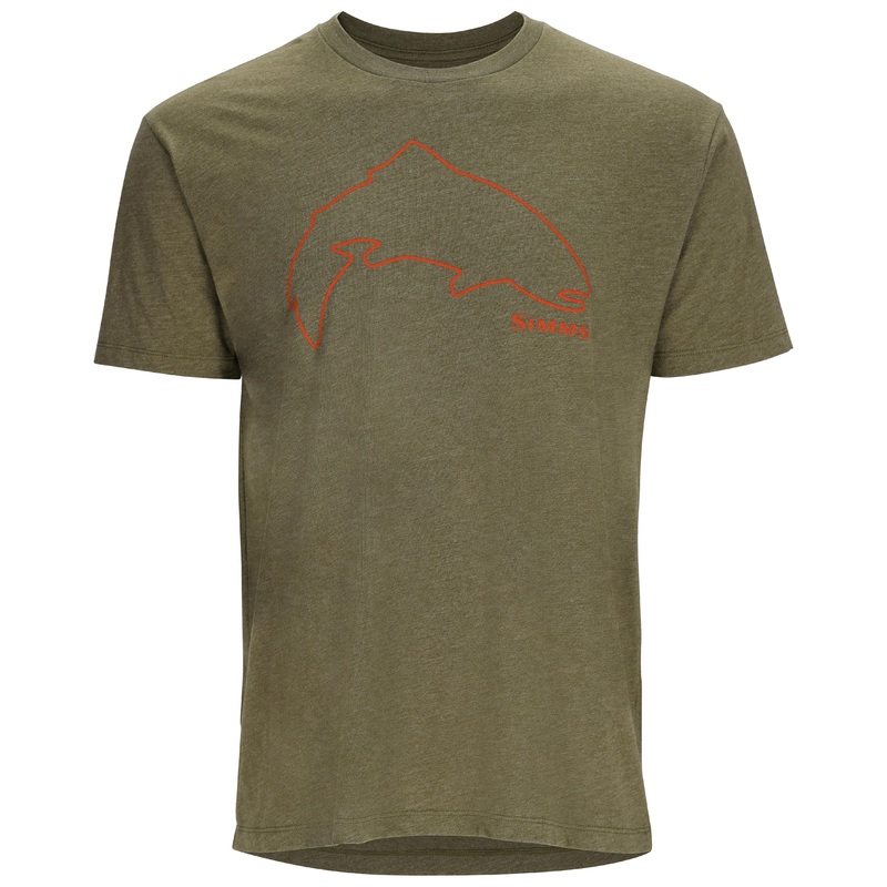 Simms Trout Outline T-Shirt Sale