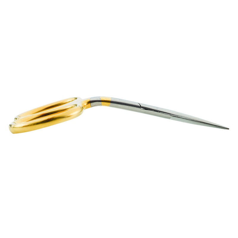 Dr. Slick Bent Shaft Scissor Serrated Blade