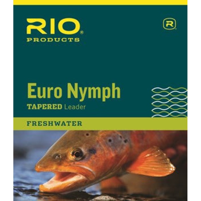 RIO EURO NYMPH LEADER WITH TIPPET RING