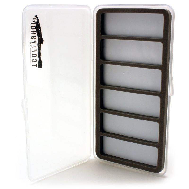 TCO Fly Box - Slim box Tall 6 Compartment
