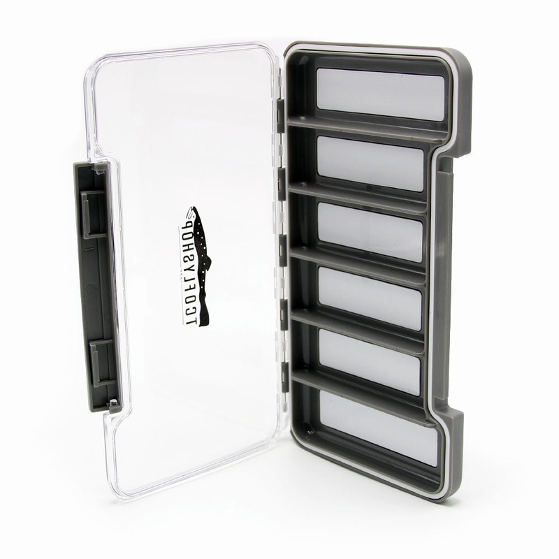 TCO Fly Box - Waterproof thin box 6 Compartment