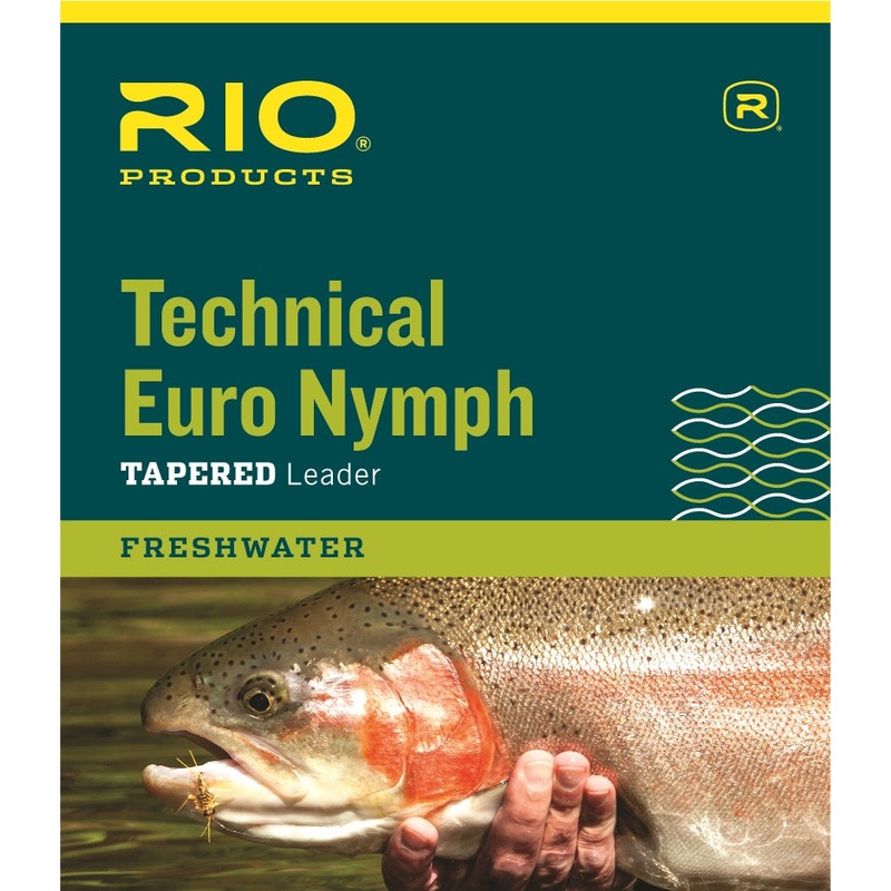 RIO TECHNICAL EURO NYMPH LEADER WITH TIPPET RING