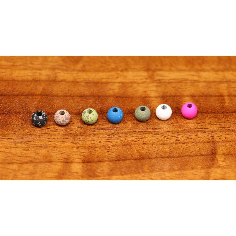 Mottled Tactical Slotted Tungsten Beads