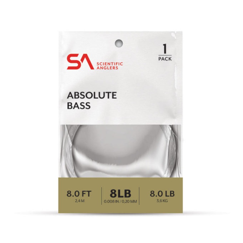 SCIENTIFIC ANGLERS ABSOLUTE BASS - 8ft - SINGLE PACK
