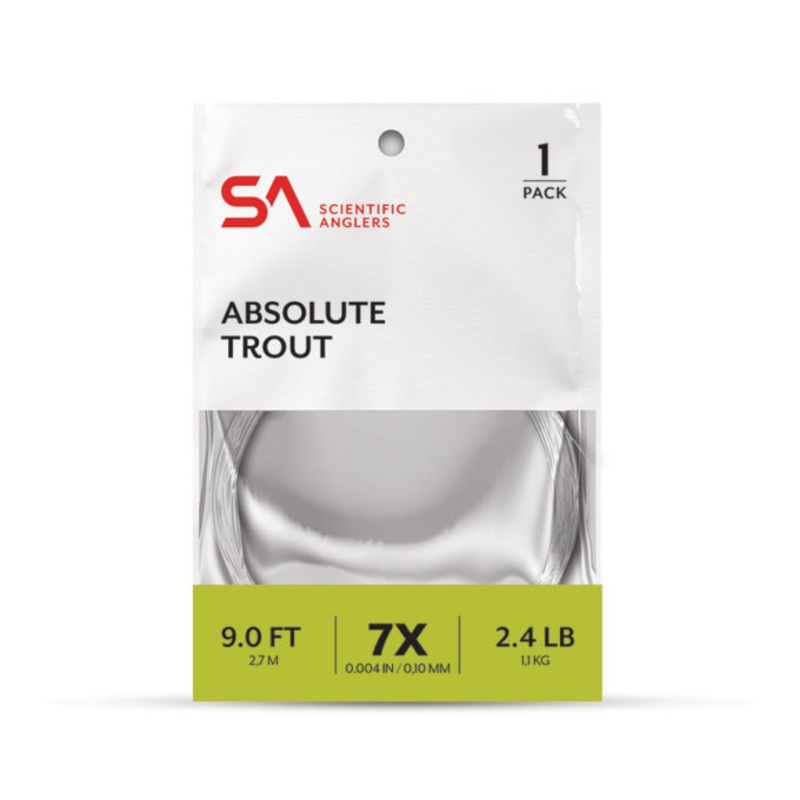 SCIENTIFIC ANGLERS ABSOLUTE TROUT - 9ft - SINGLE PACK