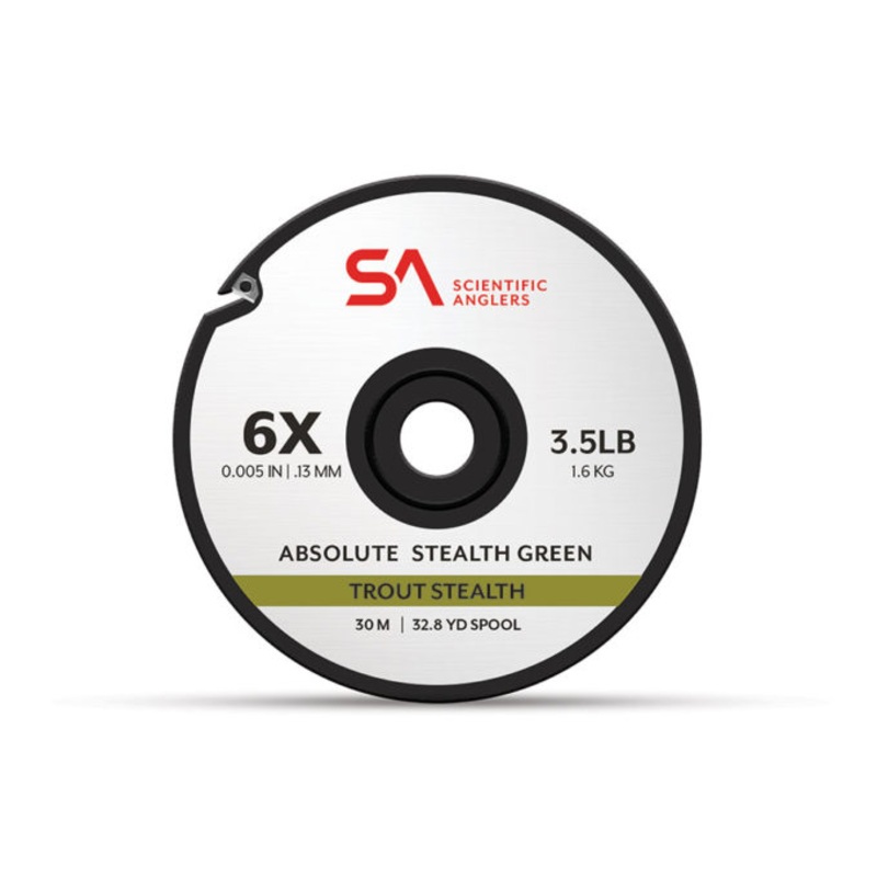 SCIENTIFIC ANGLERS ABSOLUTE TROUT STEALTH TIPPET - 30M - (6X-3X)