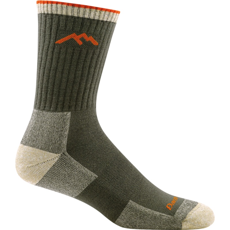 MEN's Coolmax Hiker Micro Crew Midweight Hiking Sock
