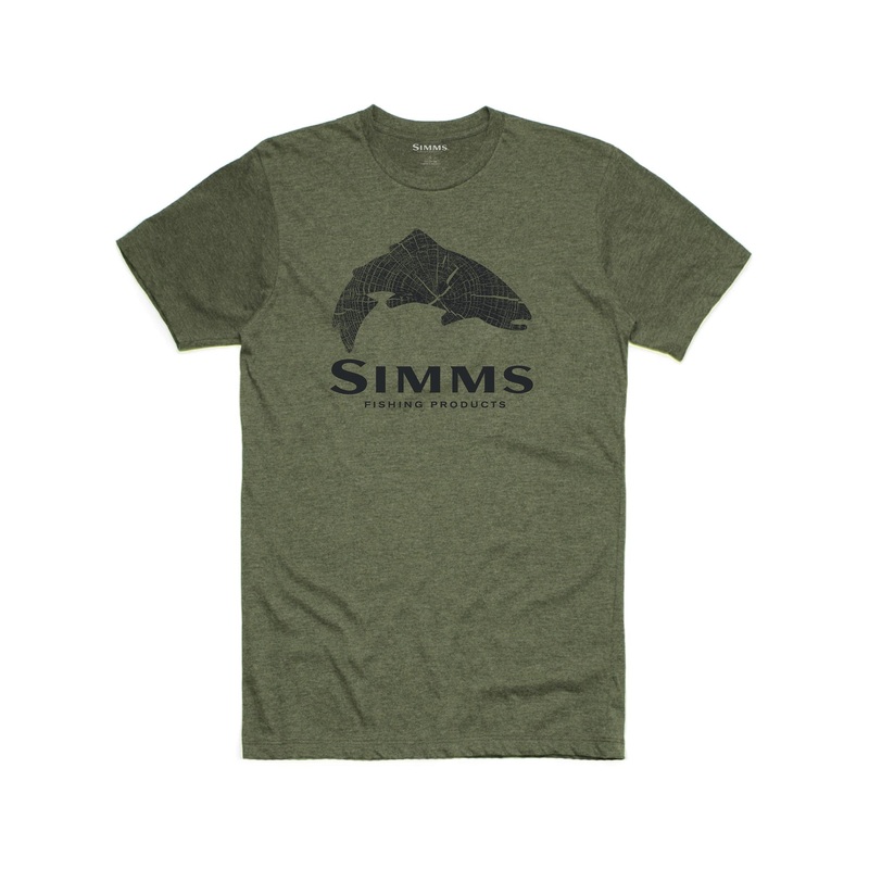 Simms Wood Trout Fill T Shirt