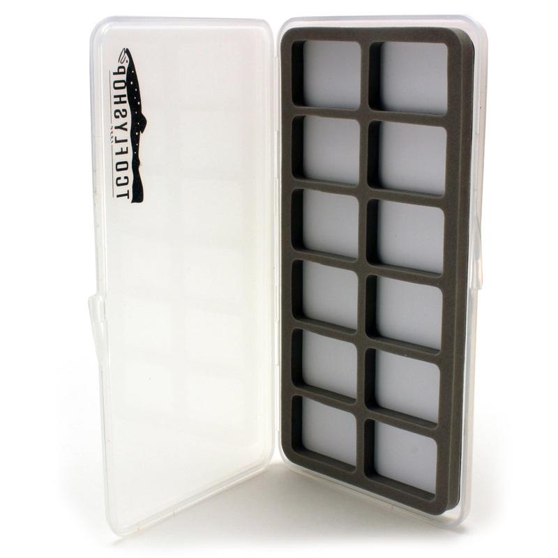 TCO Fly Box - Slim box Tall 12 Compartment