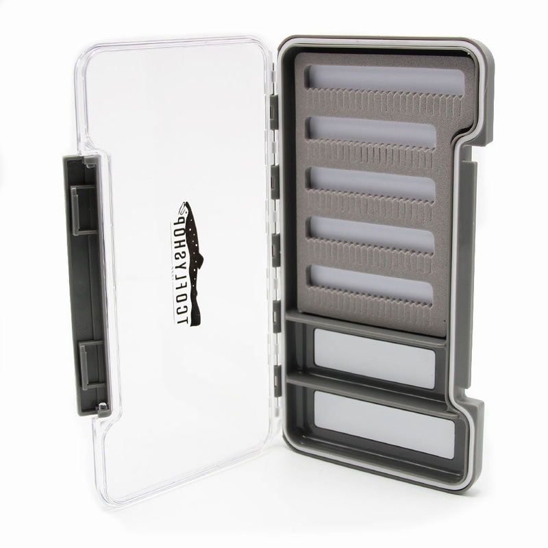 TCO Fly Box - Waterproof Thin box foam/2 compartment
