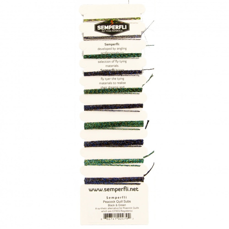 Semperfli Peacock Quill Subs Multicard
