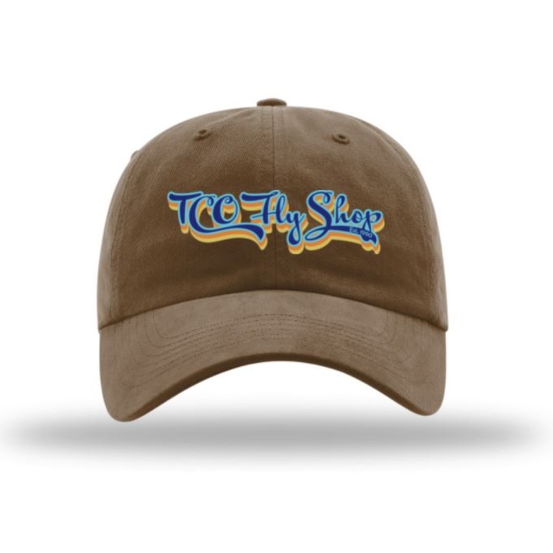 TCO Fly Shop Hat Retro Logo - Garment Washed Twill Driftwood