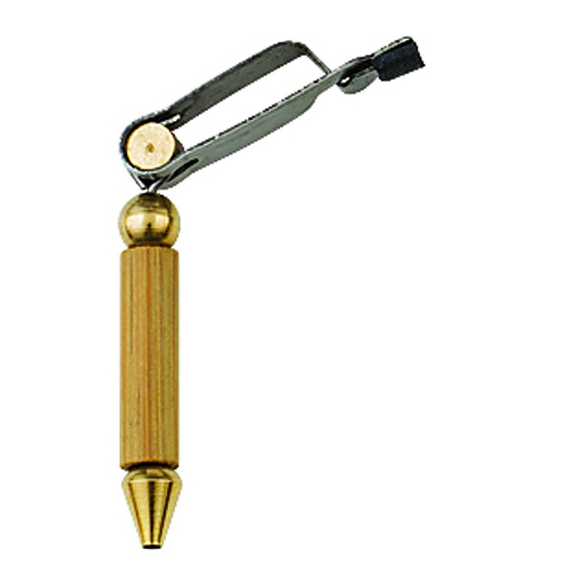 Dr. Slick Bamboo Rotary Hackle Plier w/ Half Hitch Tool