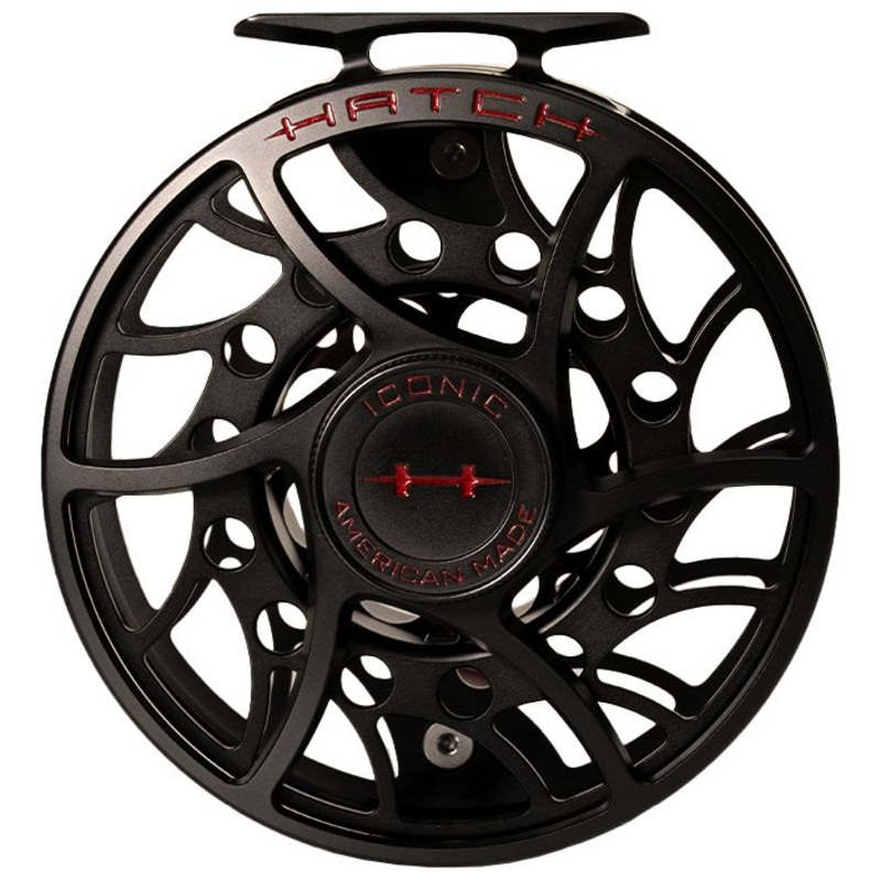 Hatch Custom Black Widow Iconic Mid Arbor Fly Reel 11 Plus