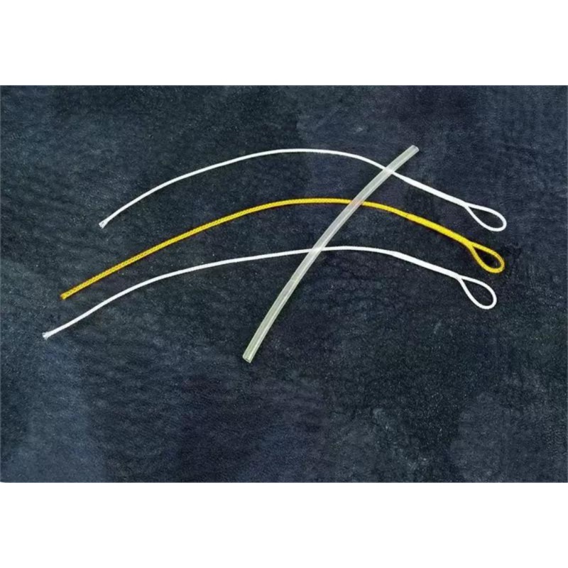 BRAIDED LOOP CONNECTORS, 1-4 WT. CLEAR