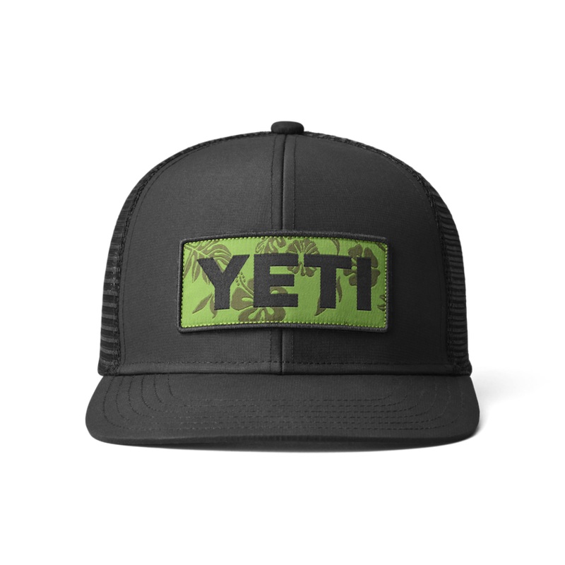 Yeti Floral Logo Badge Trucker Hat