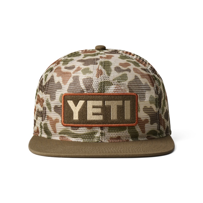 Yeti Mesh Camo Flat Brim Hat