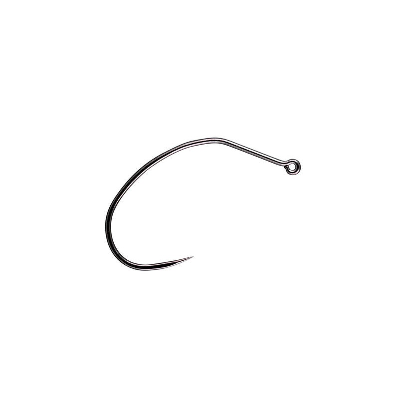 Gamakatsu C15BV Vertical Eye Emerger Hook Black