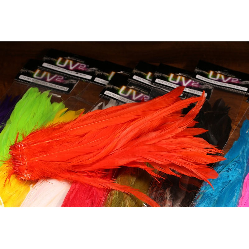 UV2 Rooster Cock Tails 8-10 Inch