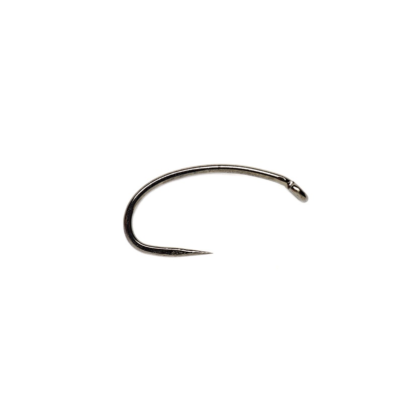 Fulling Mill Heavyweight Grub Black Nickel Barbless Hook