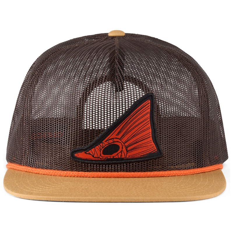 Grundens Tailing Red Mesh Trucker