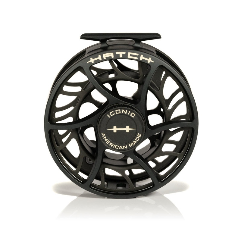 Hatch Gargoyle Green Iconic Limited Edition 11 Plus Large Arbor Fly Reel
