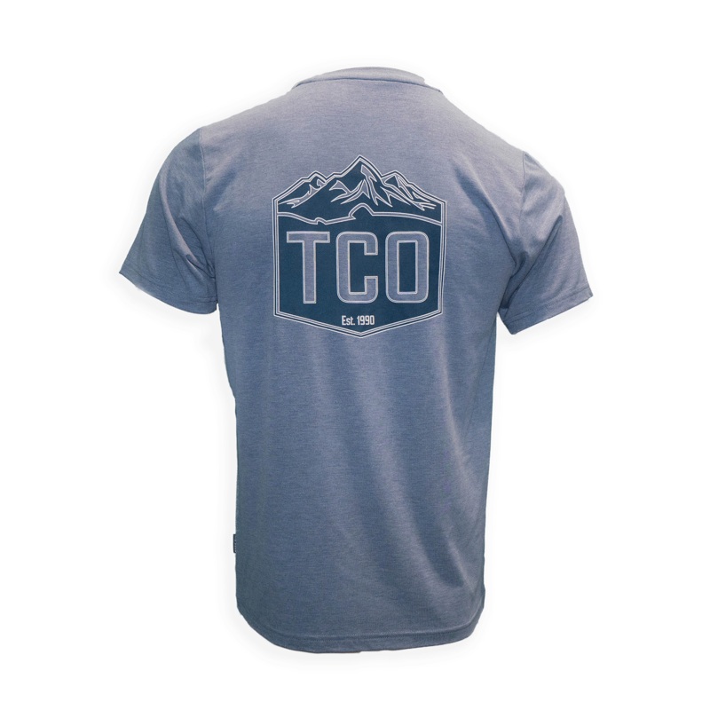 TCO Crest Logo Free Fly Men's Bamboo Flex Pocket Tee