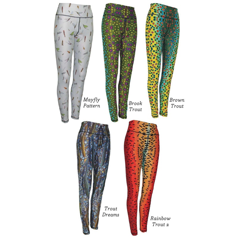 Womens All Sport Fish Print Leggings