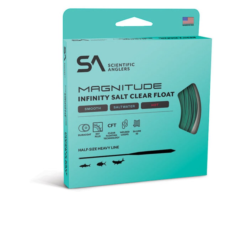 Scientific Anglers Magnitude Smooth Infinity Salt Clear Tip Floating Fly Line