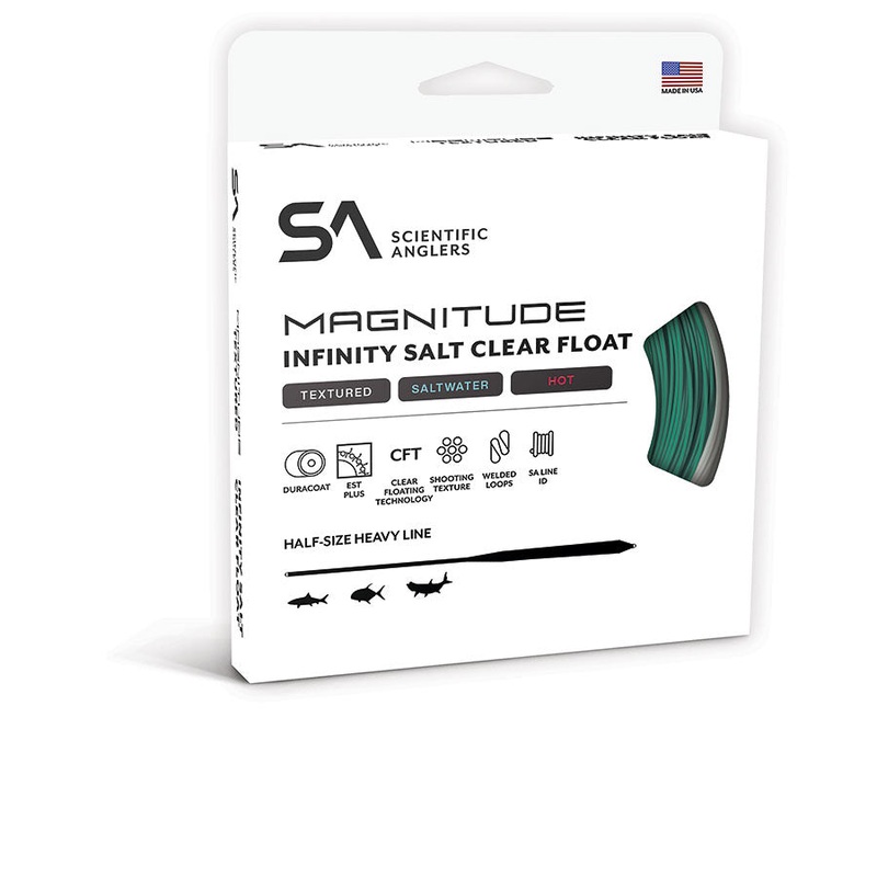 Scientific Anglers Magnitude Textured Infinity Salt Clear Tip Floating Fly Line