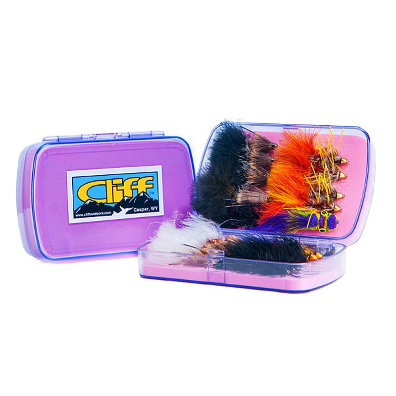 CLIFF Pink Fly Box