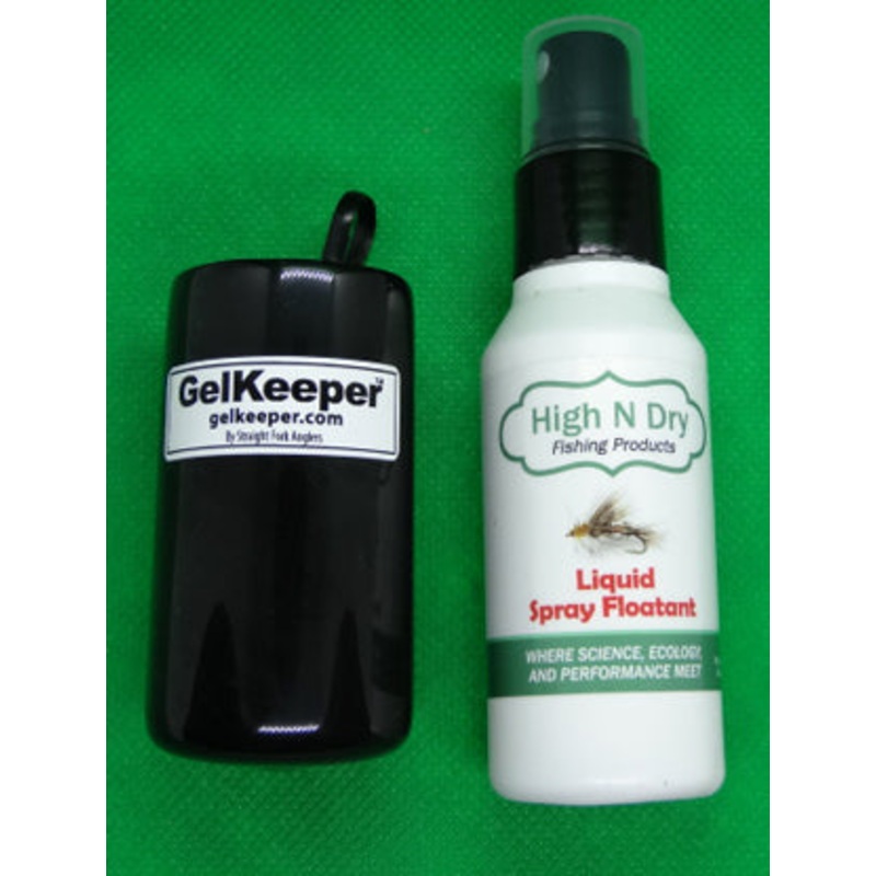 HIGH N DRY Liquid Spray & Desiccant w/Brush Floatant Holder