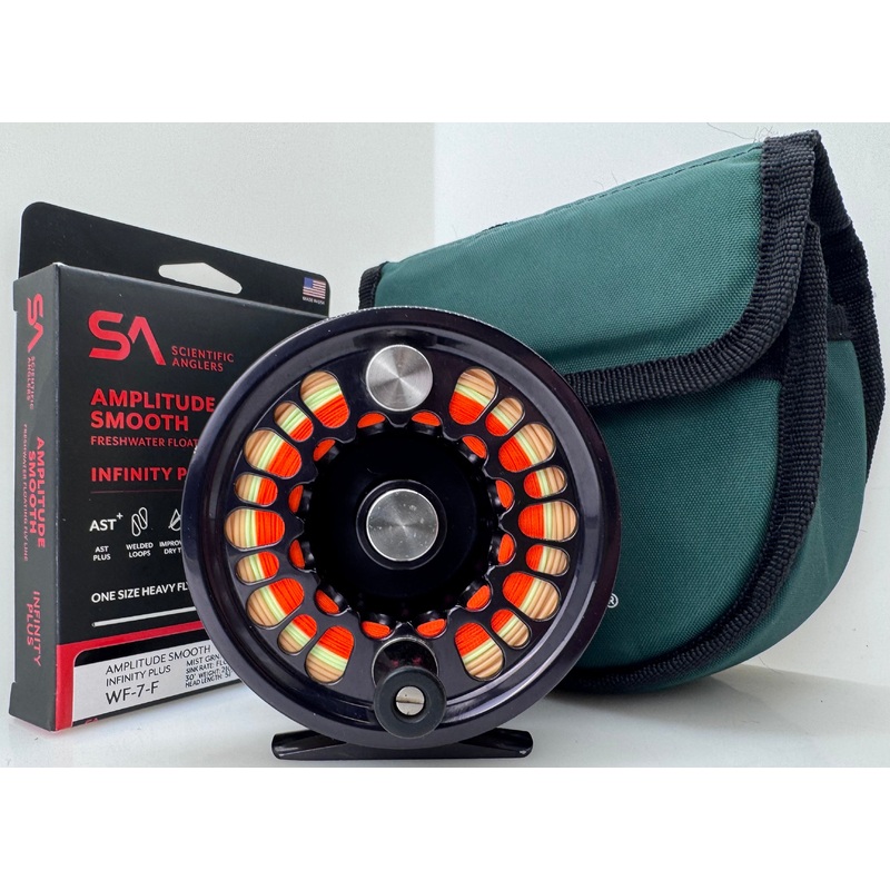 Trade-In Abel Super 7 Fly Reel Gloss Black