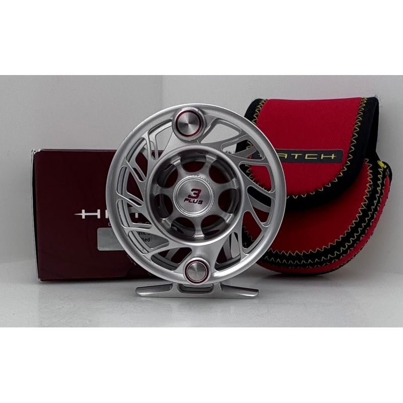 Trade-In Hatch Finatic 3+ Fly Reel Clear/Red