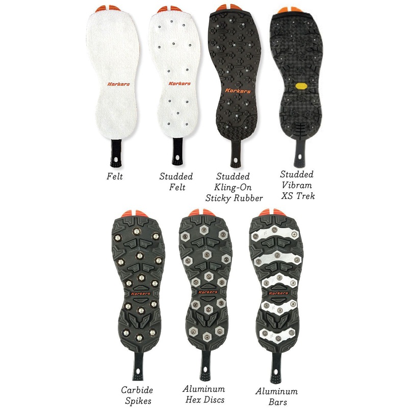 Korkers Omnitrax Interchangeable Soles