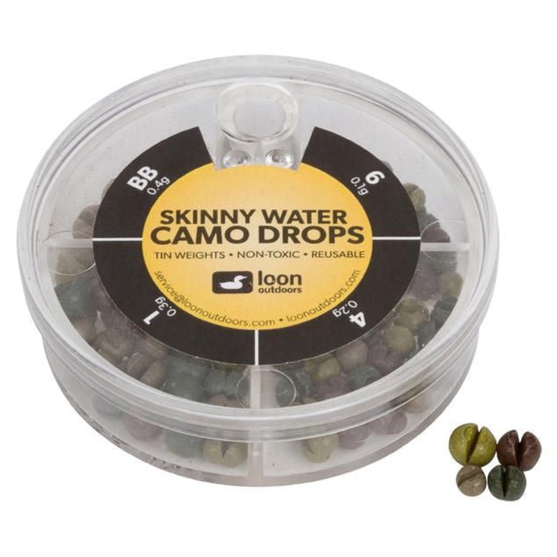 Loon Camo Drops Non-Toxic Removable Weights - 4-Division Assortments