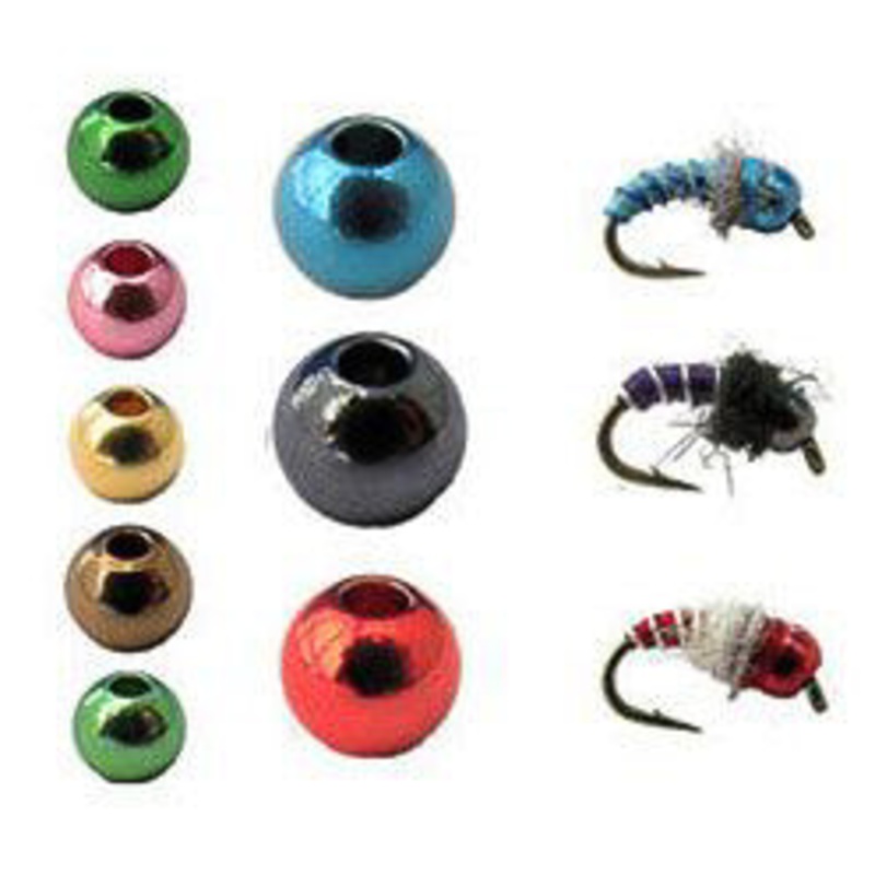 Nymph Head Fly Color Brass Beads
