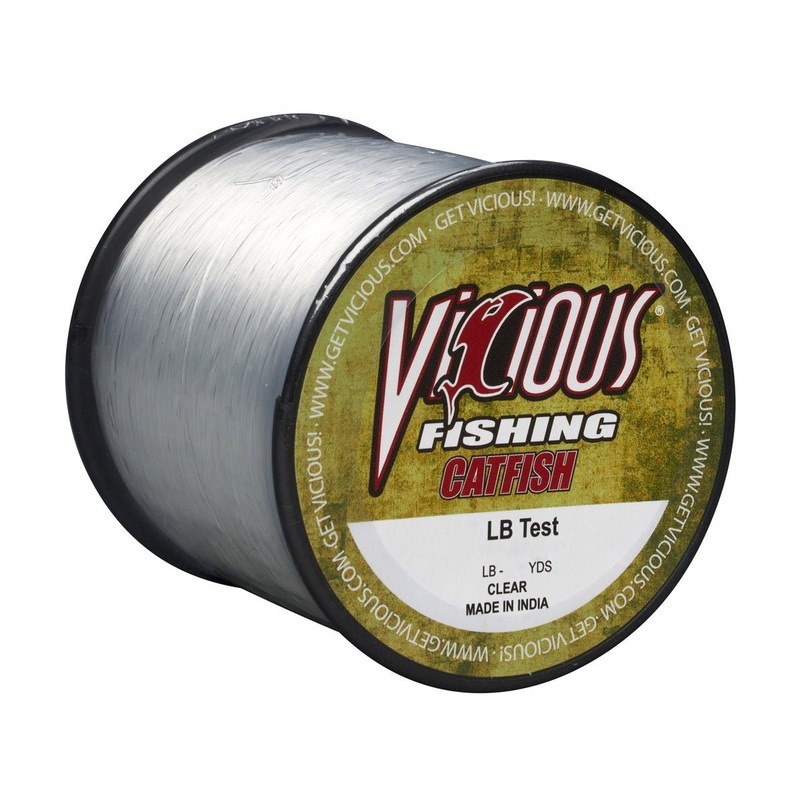 Vicious Catfish Clear Mono - 17 Lb Test