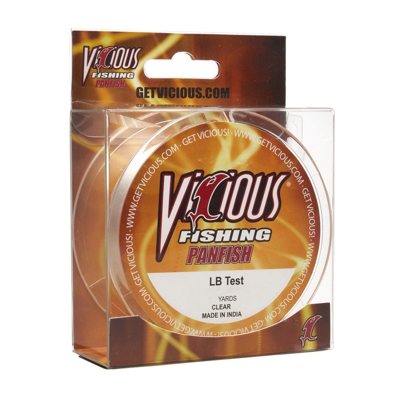 Vicious Panfish Clear Mono - 8 Lb Test