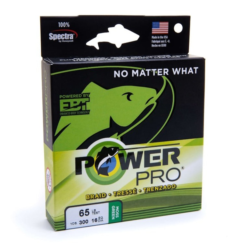 Power Pro Spectra Braided Line Moss Green
