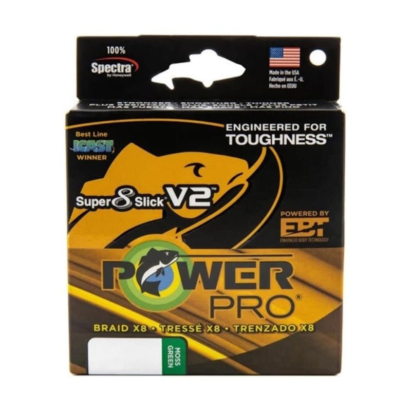 Power Pro Super8Slick V2 Braided Line Moss Green