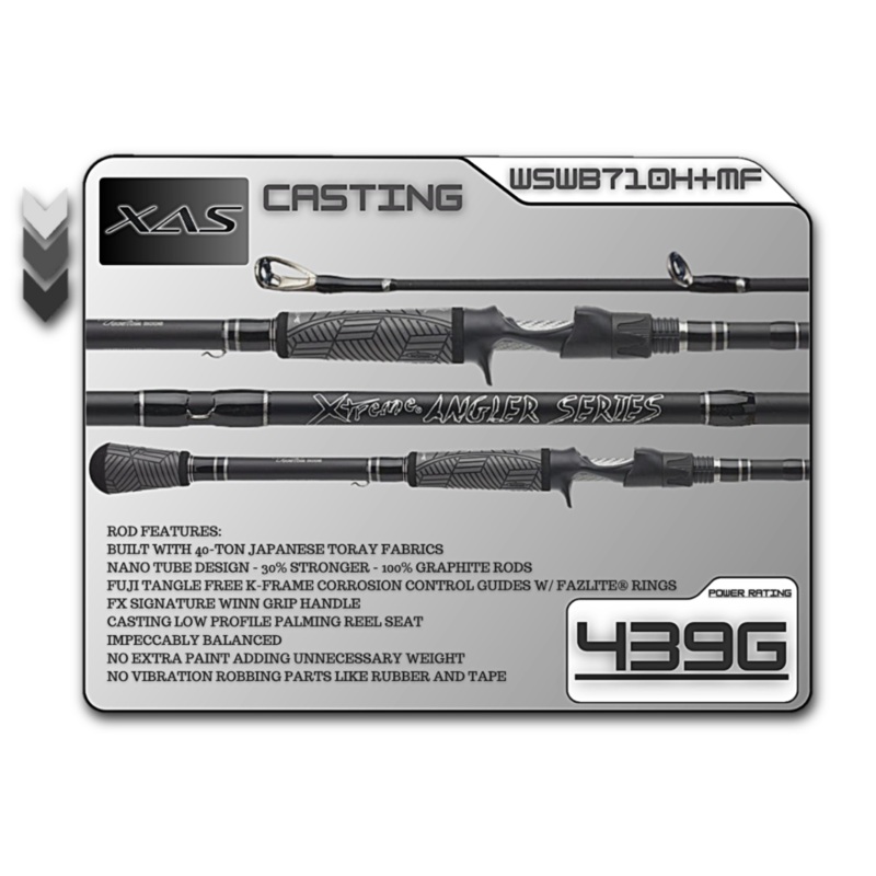 FX Custom Rods XAS 7'10" Heavy-Plus Mod-Fast Casting Rod