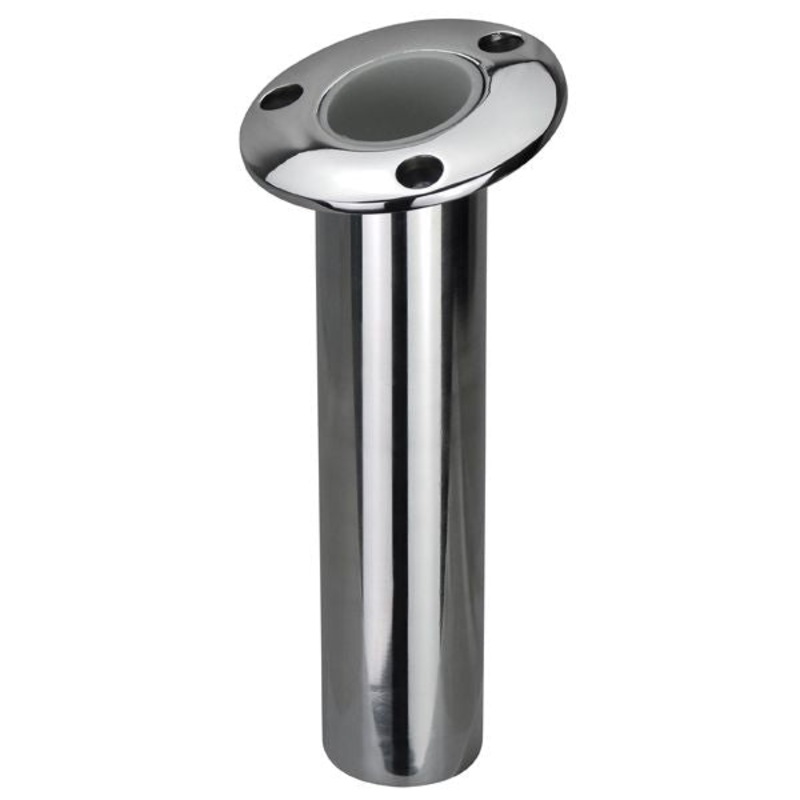 Relaxn Rod Holders - Round Head Flush Mount Heavy Duty Stainless Steel